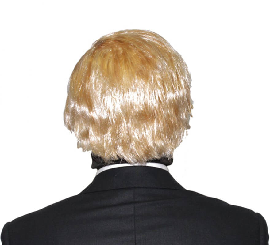 Perruque Blonde Courte du Président Donald Trump-B