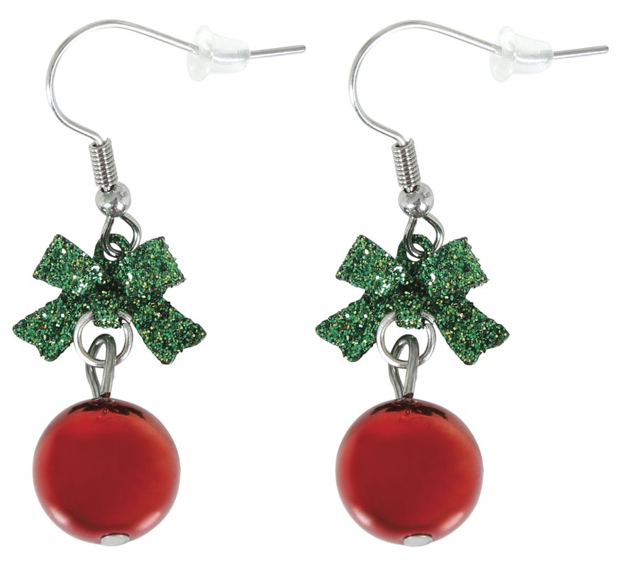 Christmas Ball Earrings-B