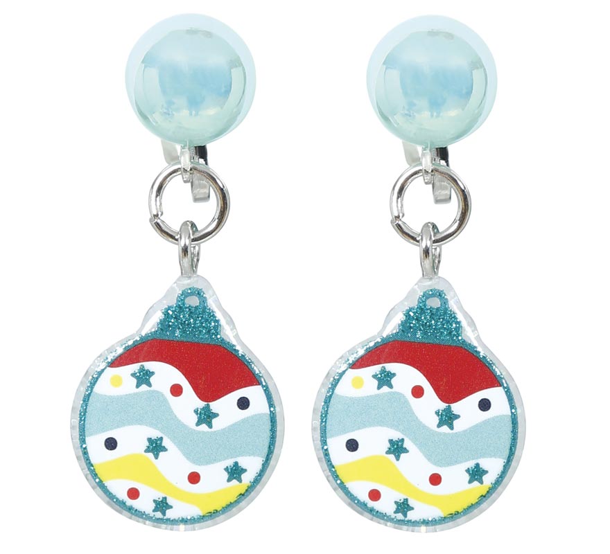 Christmas Ball Earrings-B