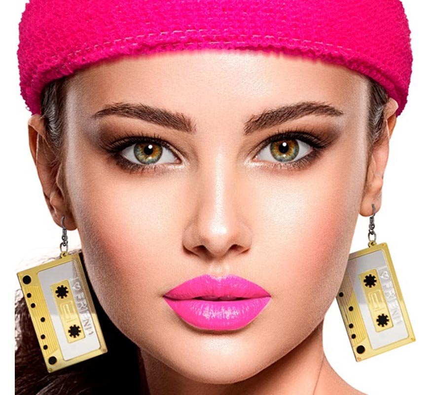 80s Cassette Tape Earrings-B