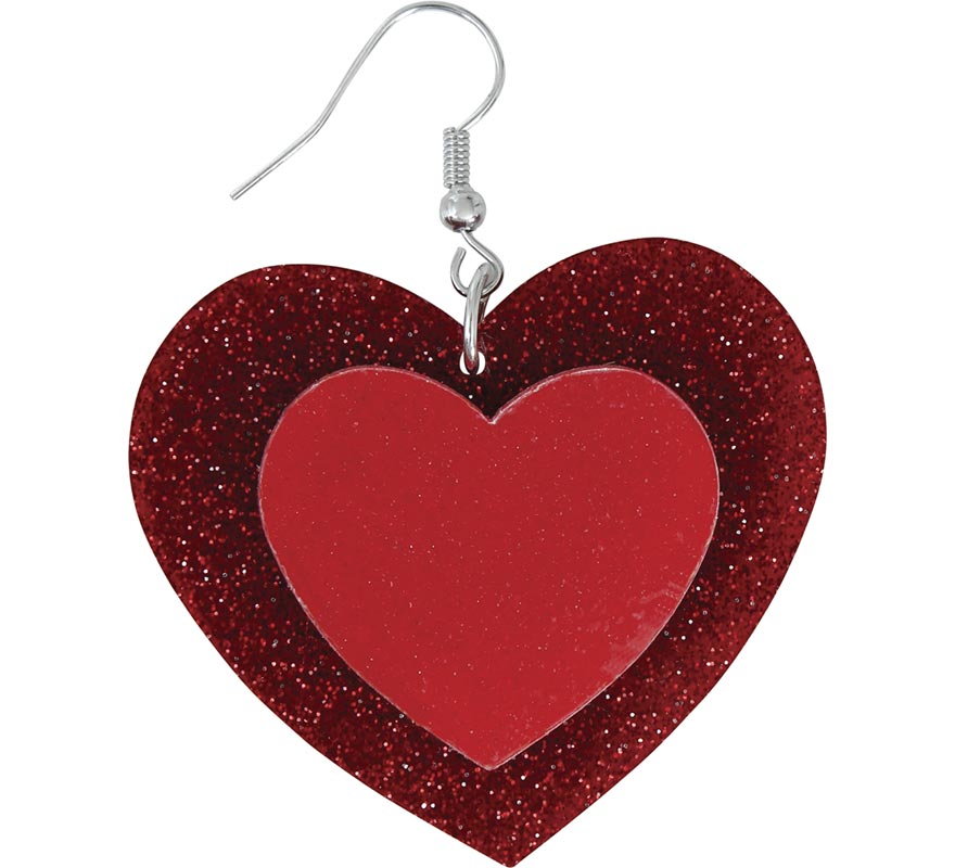 Pendientes de Corazones de 5 cm-B