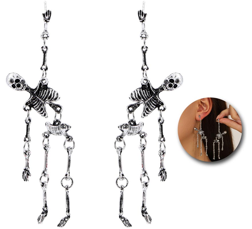 Skeleton Earrings-B