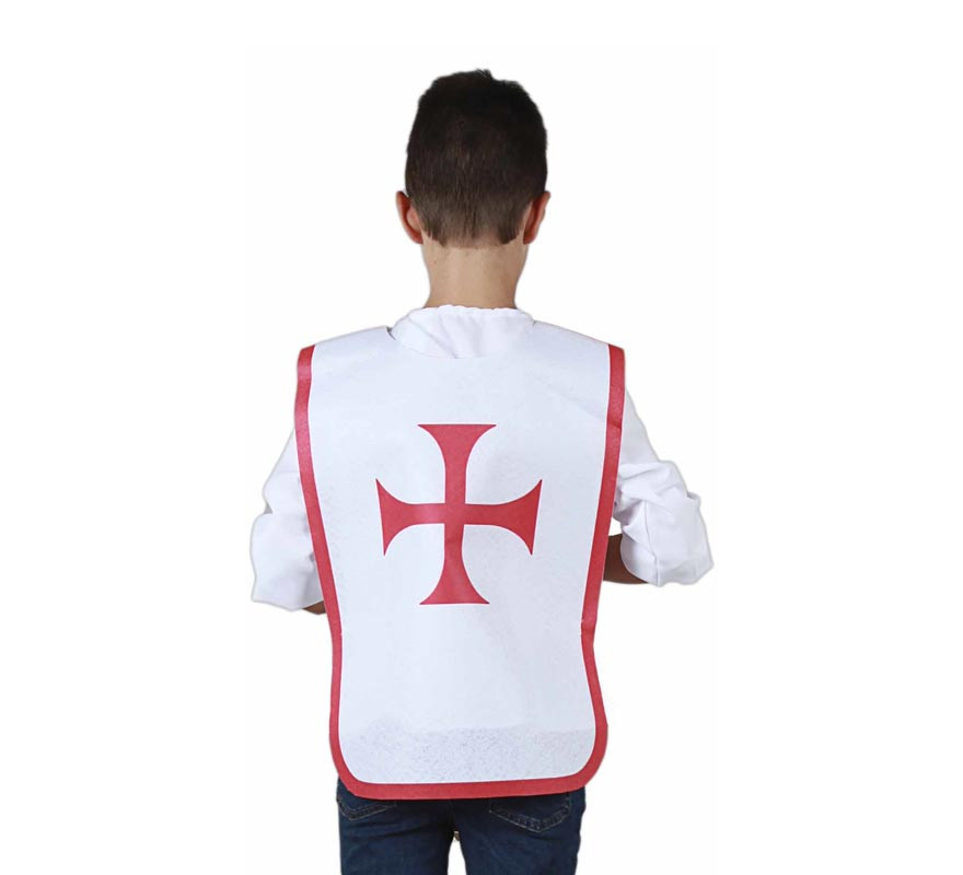 Medieval Red Cross Breastplate for Children and Adolescents-B