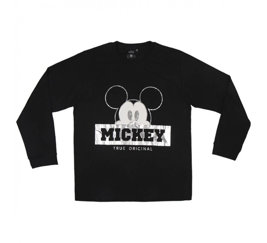 Pijama longo Disney com holograma do Mickey-B