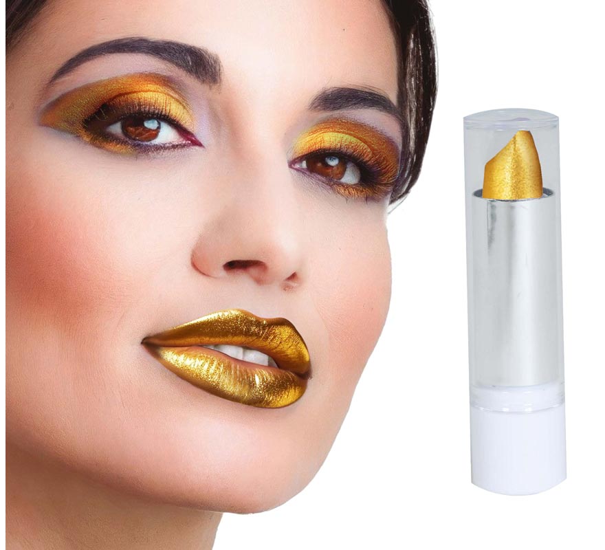 Gold lipstick-B