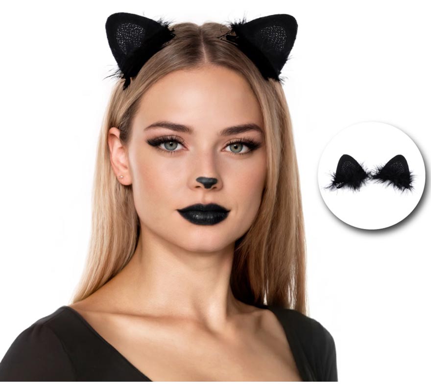 Black Kitten Tweezers-B