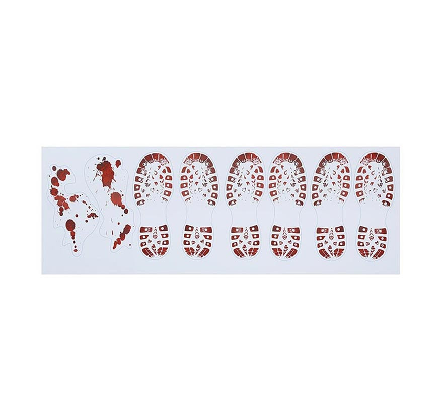 Bottes Empreintes avec Sang Adhésif 2x25x70 cm-B