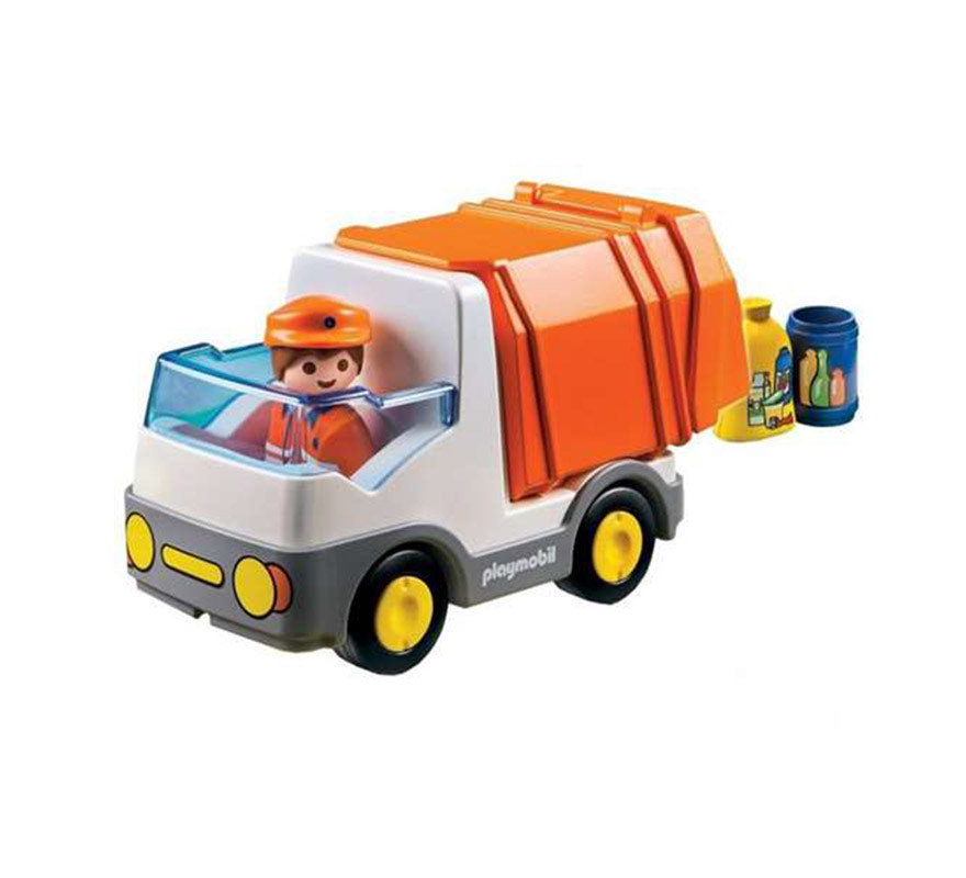 Playmobil 1.2.3 Camión de Basura-B