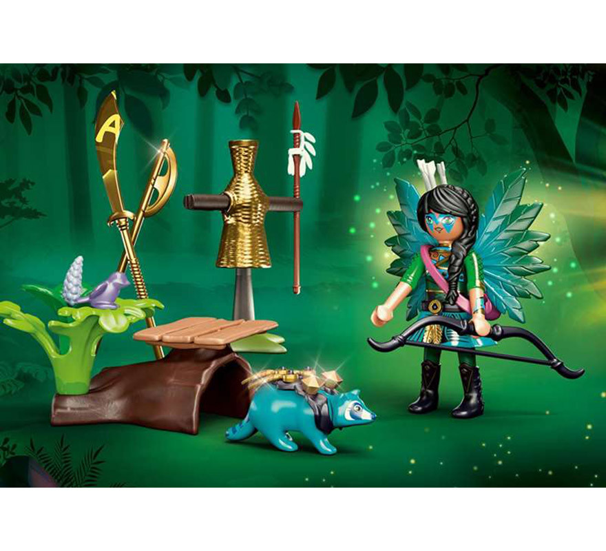 Playmobil Adentures of Ayuma Starter Pack Knight Fairy con mapache-B