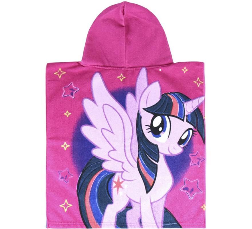 Poncho de toalha rosa My Little Pony 115x50 cm-B