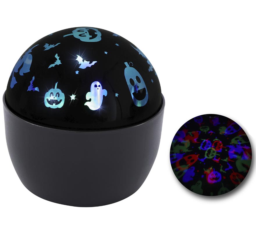 9x9x9 cm Halloween Rotating LED Projector-B