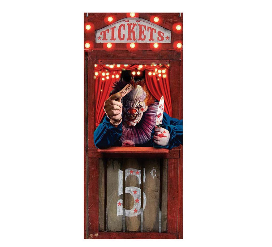Porta Decorativa Circus of Horror 80X180 cm-B