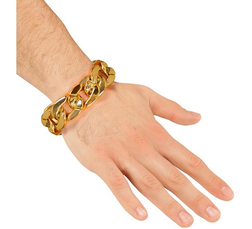 Goldenes Rapper-Armband-B