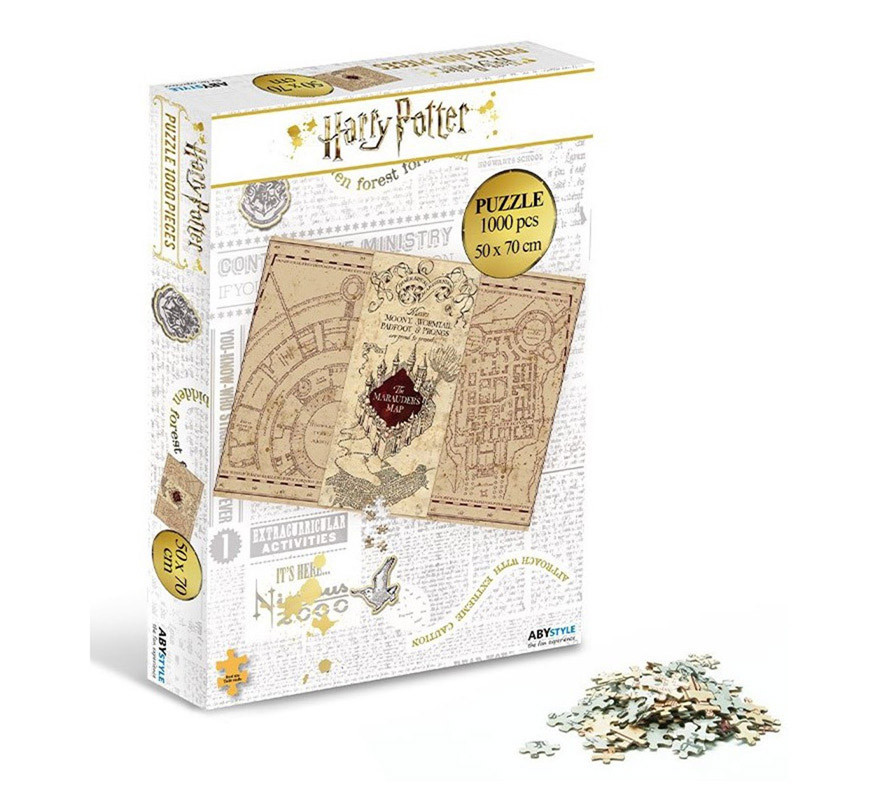 Puzzle 1000 piezas Harry Potter Mapa del Merodeador-B