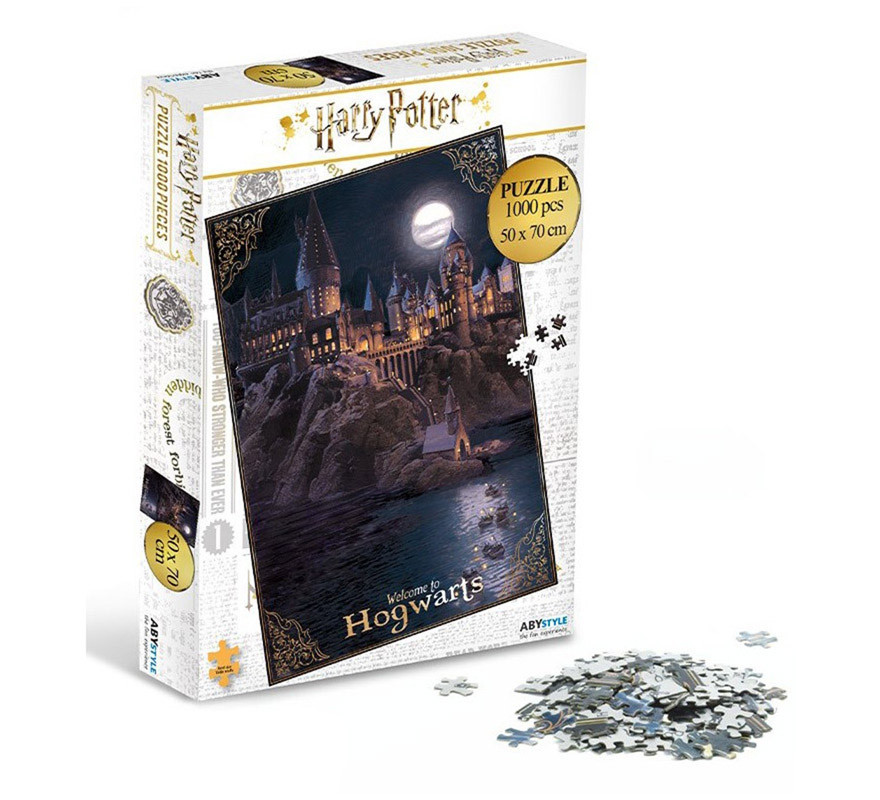 Quebra-cabeça 1000 peças Harry Potter Bem-vindo a Hogwarts-B