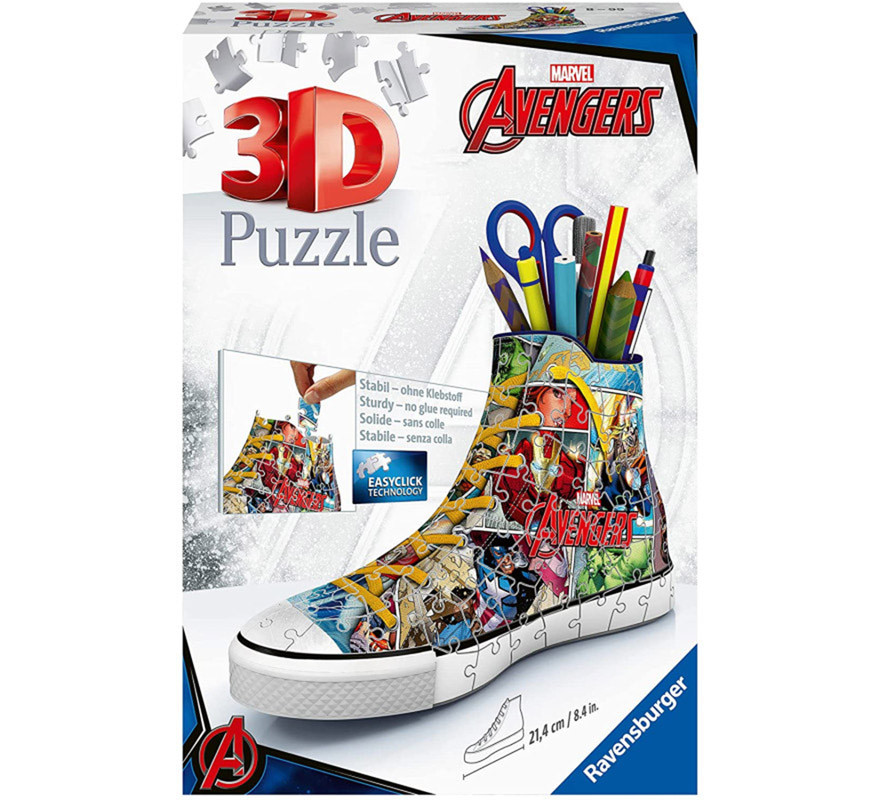 Puzzle 3D Avengers Marvel Zapatilla-B