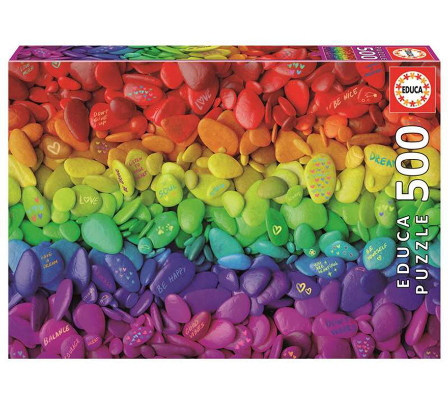 Puzzle 500 Piedras de Colores-B