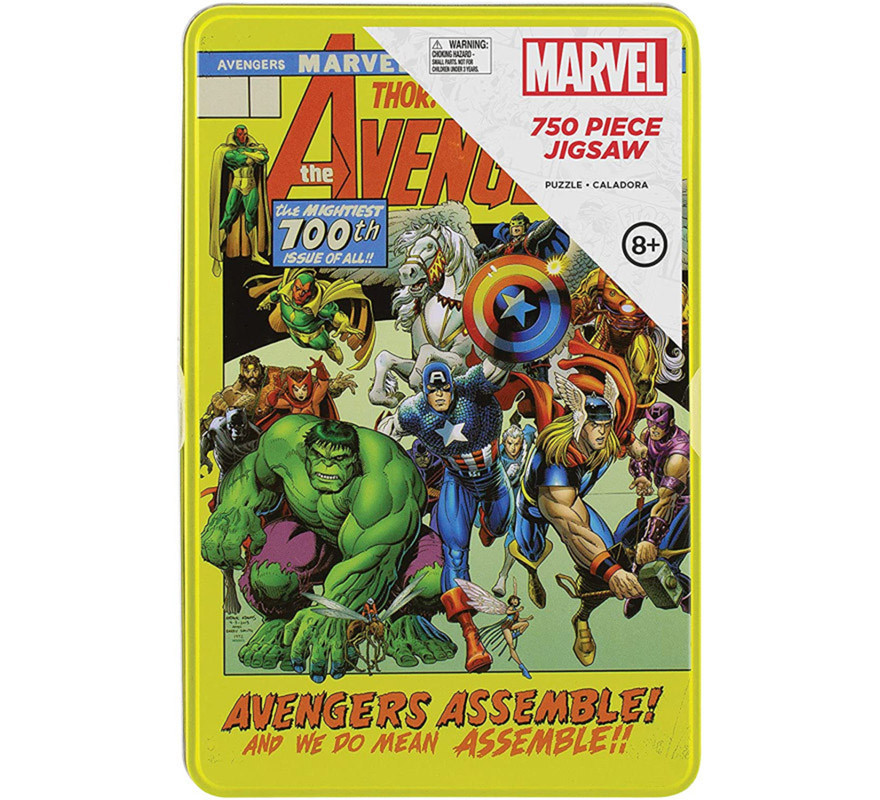Puzzle Avengers Marvel en Lata 750 Piezas-B