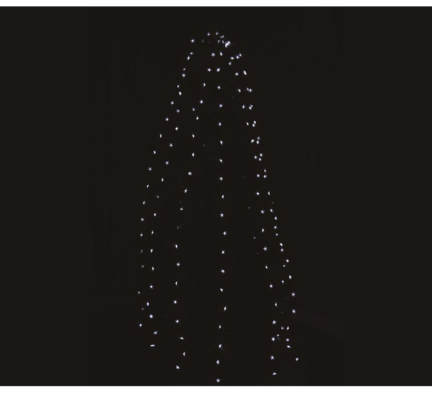 Zweig mit 200 weißen LED-Sternen mit 8 Funktionen-B