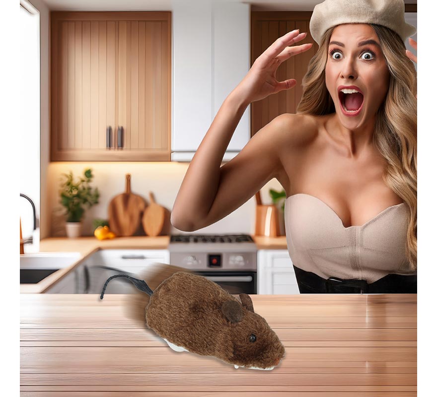 Rata con Cuerda de 16 cm-B