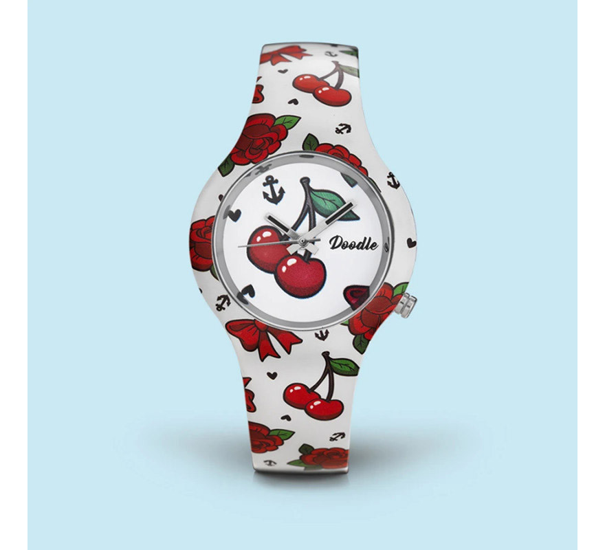 Reloj Cherry Vintage Doodle-B