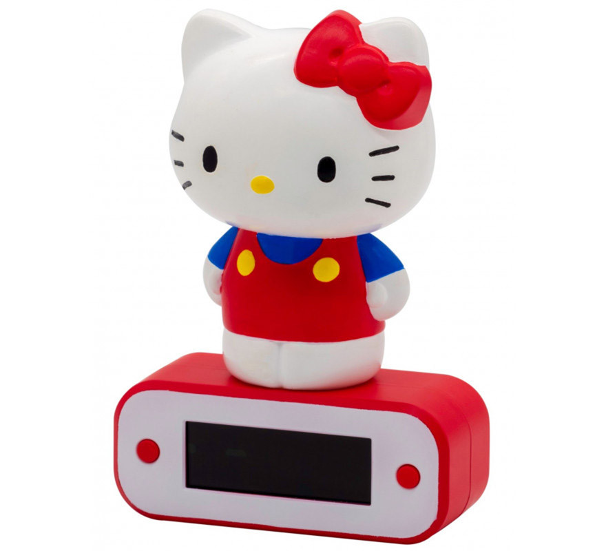 Reloj Despertador con Luz Hello Kitty-B