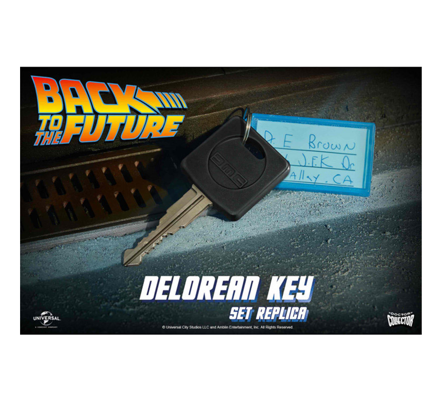 Réplica Delorean Key Back to the Future Doctor Collector-B