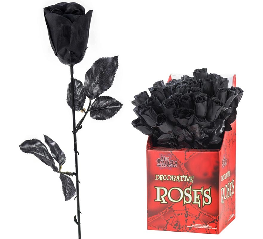 43cm black rose-B