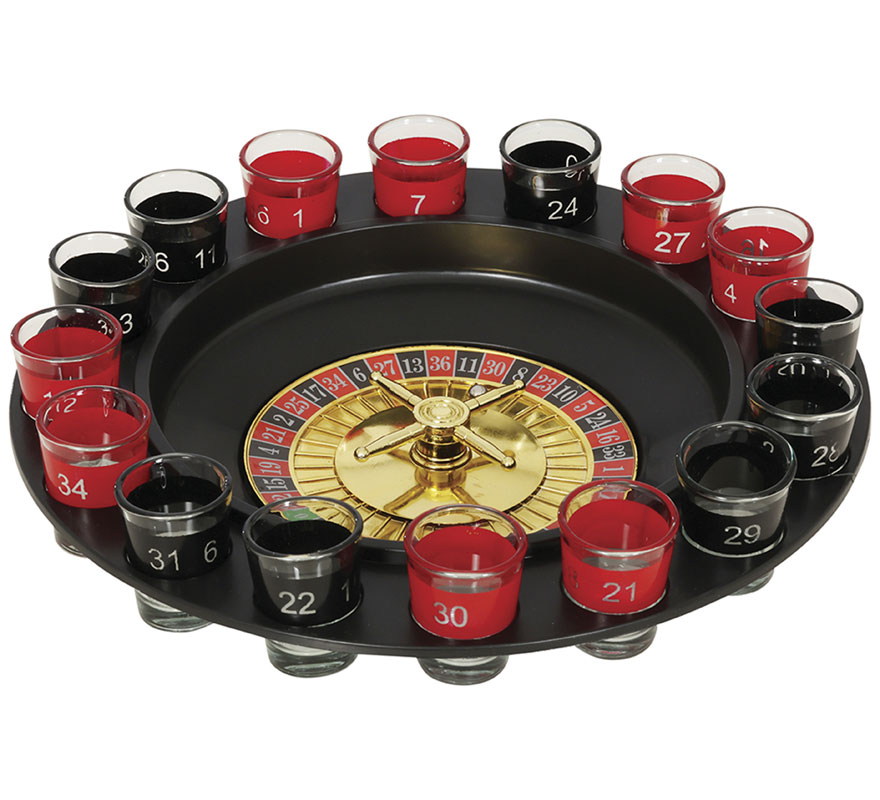 Ruleta Casino de 29 cm con 16 Vasos de 4,5 cm-B