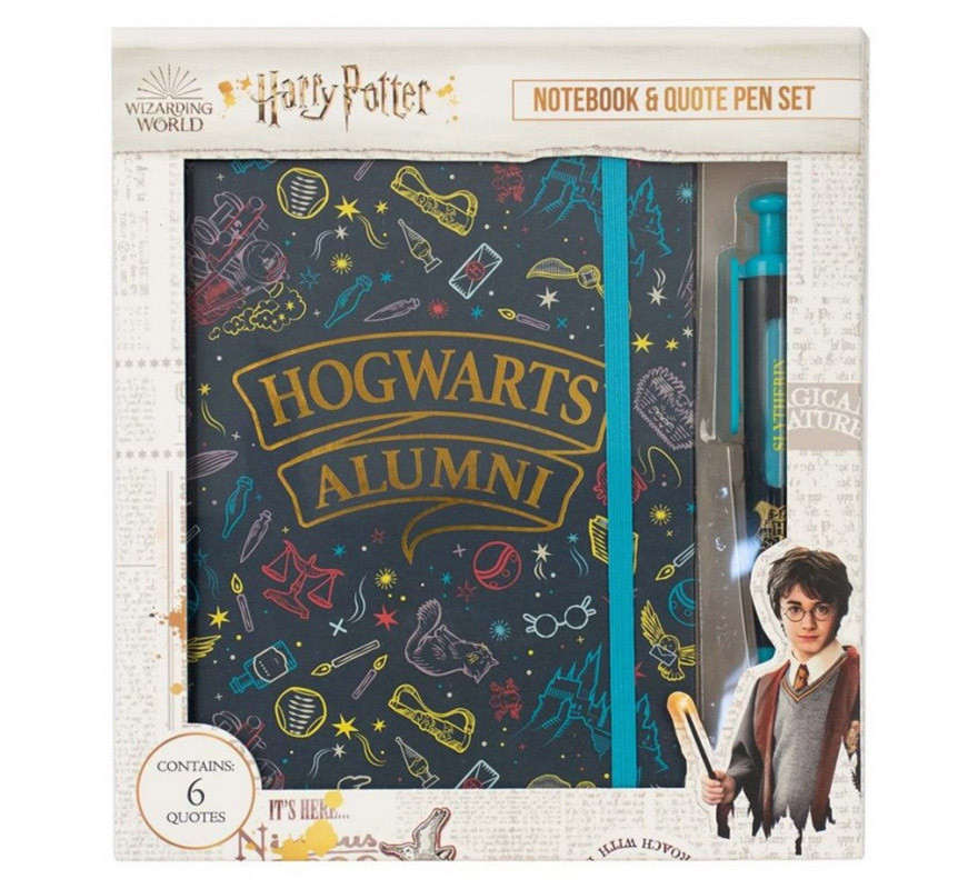 Set de Libreta y Bolígrafo Harry Potter Hogwarts Alumni-B