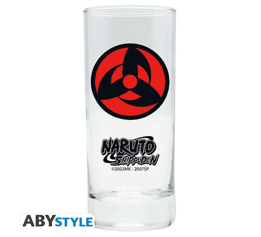 Conjunto de três copos de cristal Naruto-B