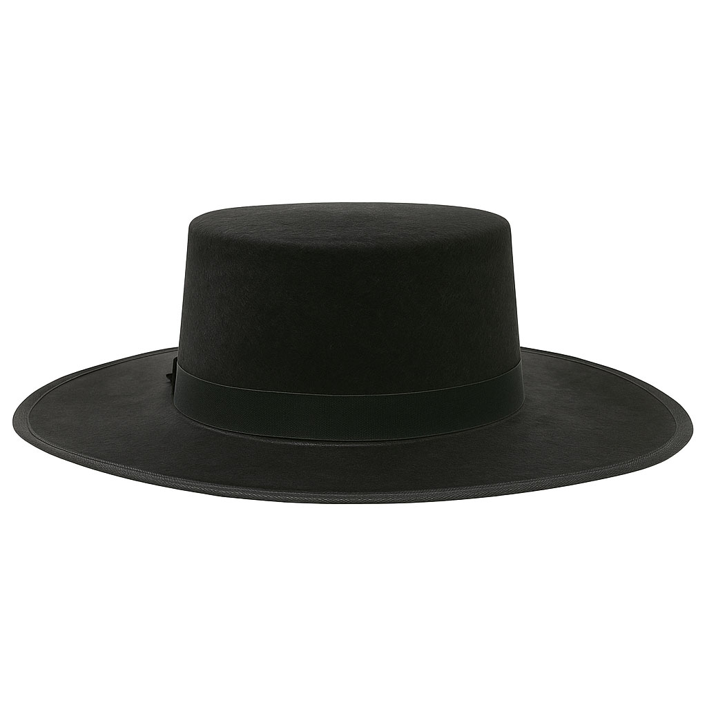 Sombrero fieltro Cordobés negro adulto-B