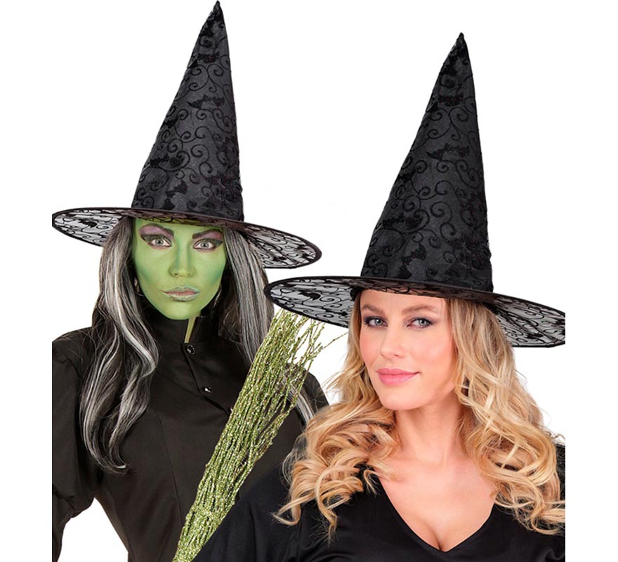 Sombrero de Bruja con Murciélagos-B