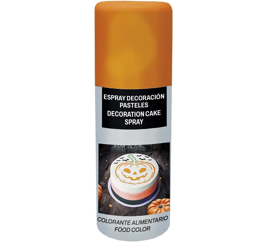 Spray Decoración Pasteles naranja 100 ml-B