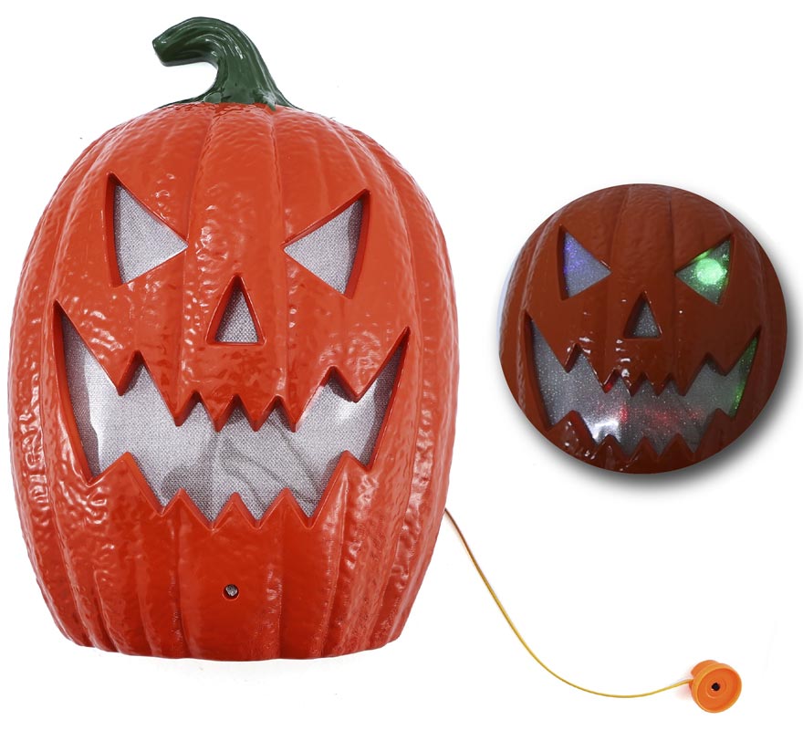 Pumpkin Doorbell with Light and Music-B