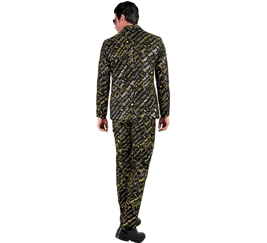Blazer Homme à Paillettes & Renne 3D - Style Festif Noël/Nouvel An - Pour Mariage, Fête, Déguisement Amusant