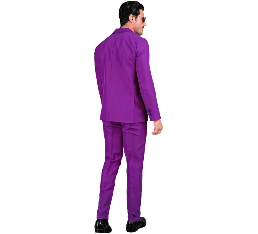 Men's Purple Mr. Elegant Funny Suit-B