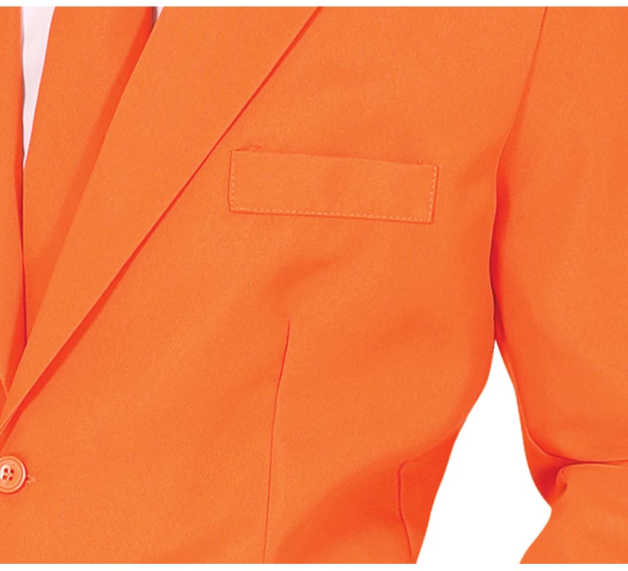 Traje Divertido naranja elegante para hombre-B