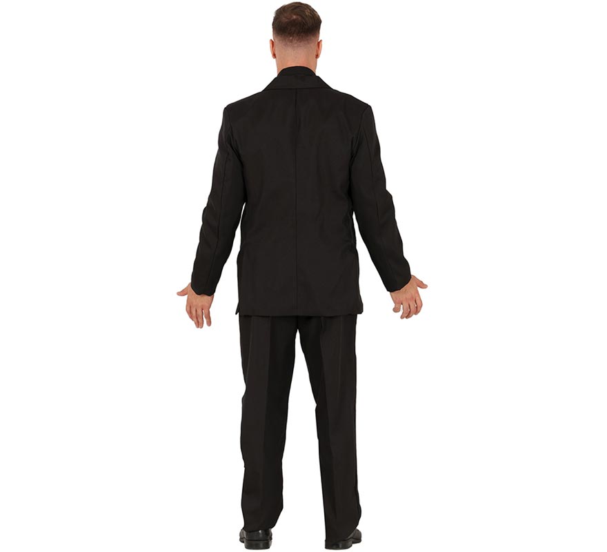 Traje Divertido negro mate para hombre-B