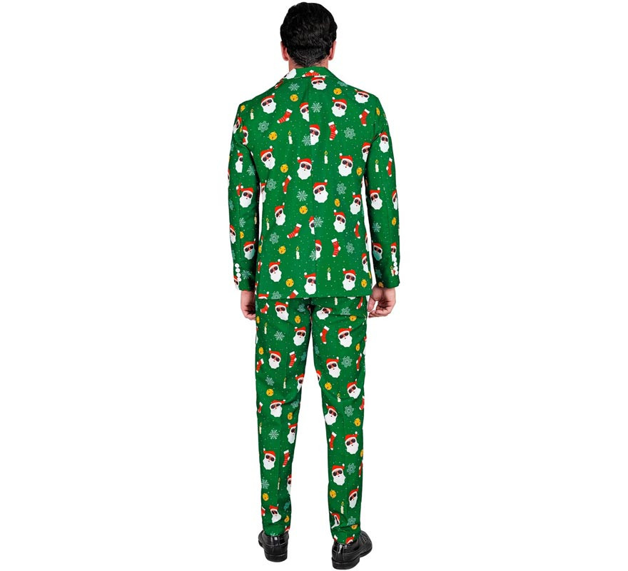 Costume Complet Père Noël Pour Homme Adulte - 10 Pièces (veste, Pantalon, Chapeau, Barbe, Ceinture...) - Taille S à 3XL