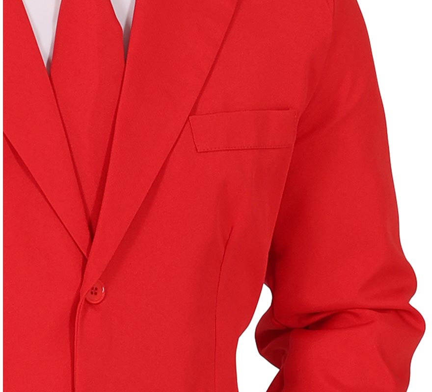 Traje Divertido rojo vibrante para hombre-B