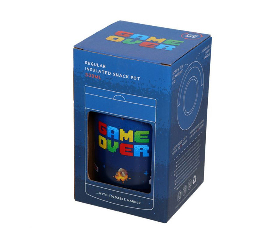 Tupper Thermos Game Over Retrogaming-B