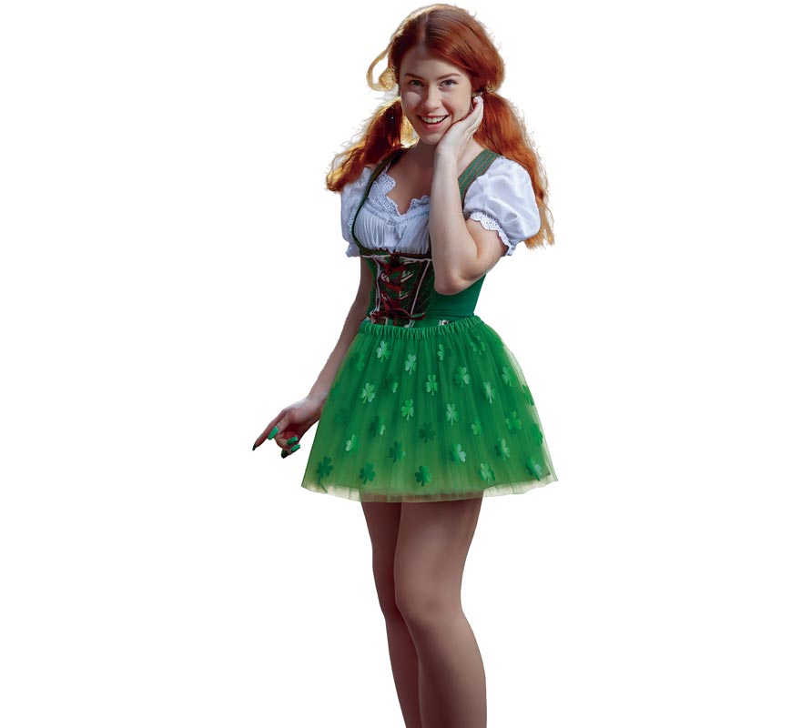 Tutú San Patrick de 40 cm para mujer-B