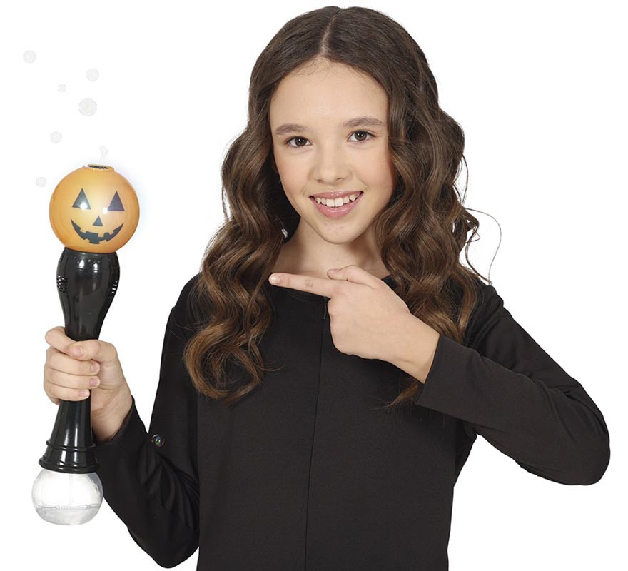 Halloween LED Wand with Bubbles 36 cm-B