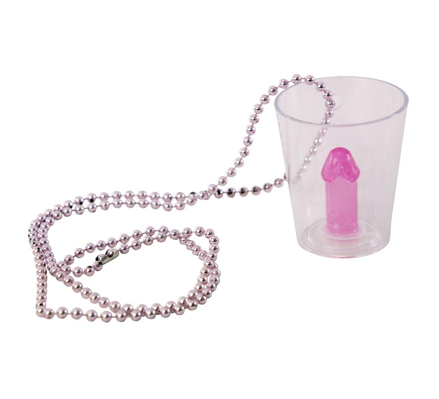 Vaso Chupito Colgante con decoración de Pene de 5 cm-B