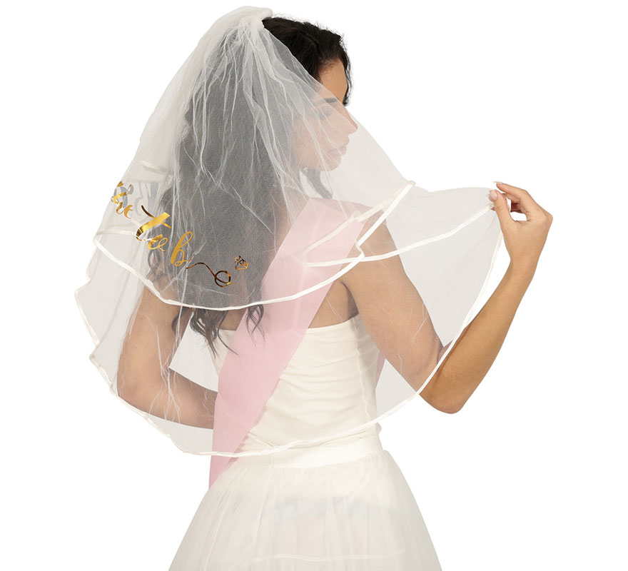 Velo de Novia Bride To Be de 70 cm-B