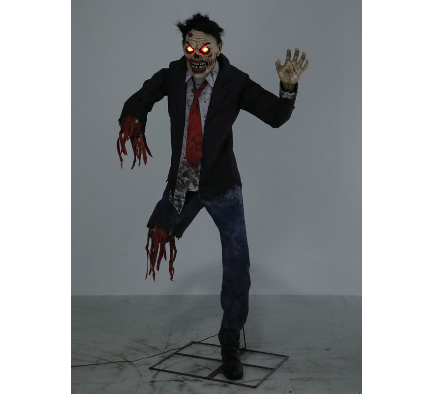 Zumbi desmembrado de 1,8 m com luz, som e movimento-B