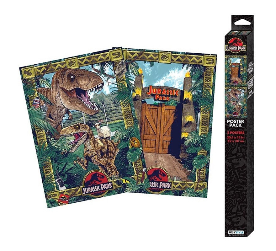 Set of 2 Jurassic Park Posters