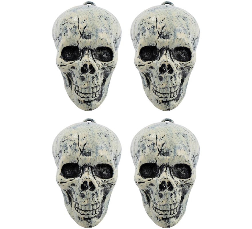 Set of 4 Skulls
