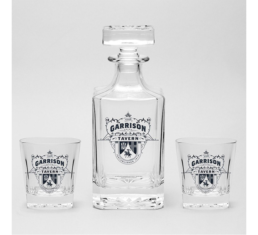 Peaky Blinders Garrison Bottle and Glasses Set